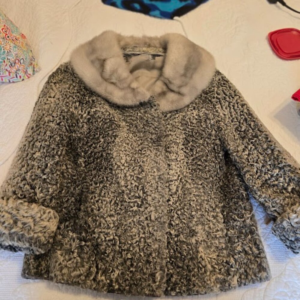 Vintage Schiaparelli Fur Jacket Size M